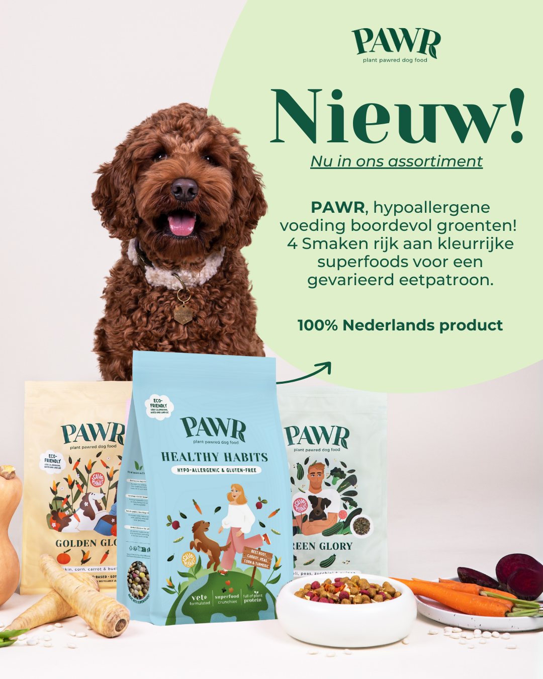 NIEUW! PAWR Superfood voeding