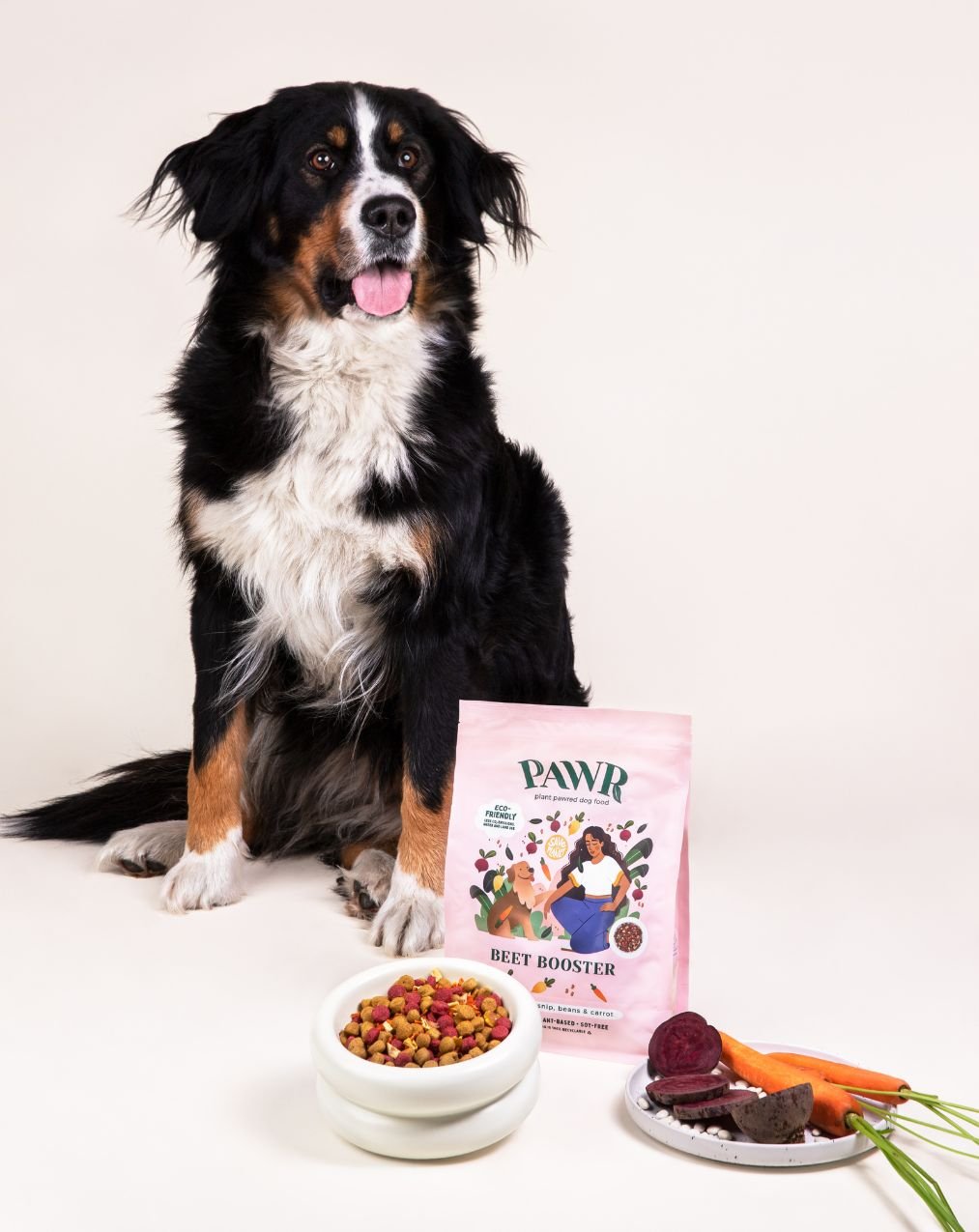 beet booster plantaardig hondenvoer | hypoallergeen en glutenvrij hondenvoer